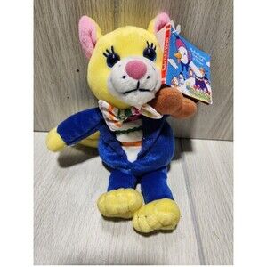 Vintage Hey Diddle Cat Fiddle Commonwealth Plush 1999 Mother Goose Bean Bag